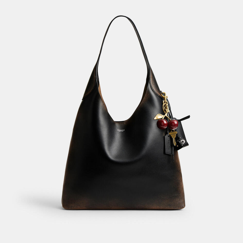 Coach Brooklyn Shoulder Bag 39 In Loved Leather - Picture 3 of 11